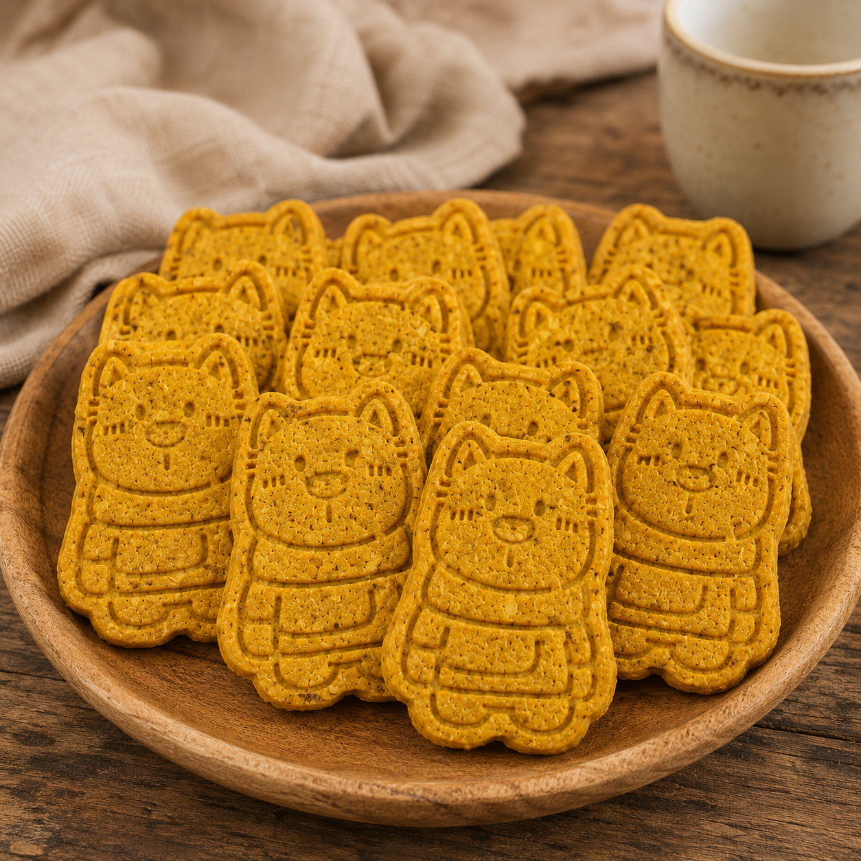 Golden Turmeric Oat Biscuits